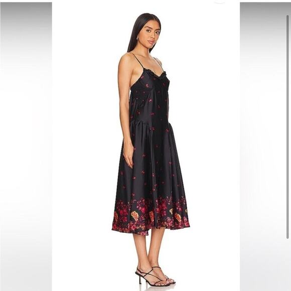 Free People On My Own Printed Maxi Dress Size Extra Small XS - Picture 1 of 15